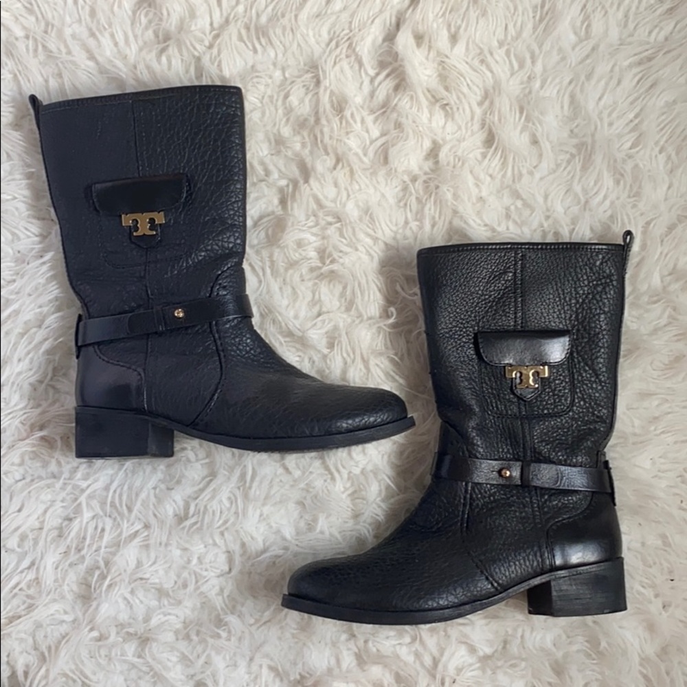 Tory Burch leather boots